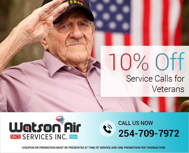 10 % Off Service Calls For Veterans
